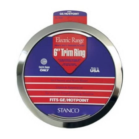 Stanco Metal Prod 6 CHR Trim Ring GT-6